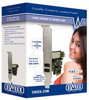 Sweex 3 port Firewire PCI Express Card (FW021)